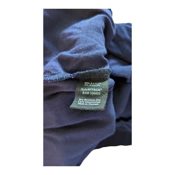 Perch Women's Pants Size 2XL Navy Blue - Picture 7 of 8